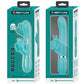 PRETTY LOVE - MULTIFUNCTION RABBIT VIBRATOR 4 IN 1 BUTTERFLY AQUA GREEN