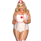 SUBBLIME - SEXY NURSE COSTUME WITH TEDDY S/M