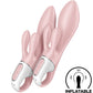 SATISFYER - AIR PUMP BUNNY 3 INFLATABLE RABBIT VIBRATOR PINK