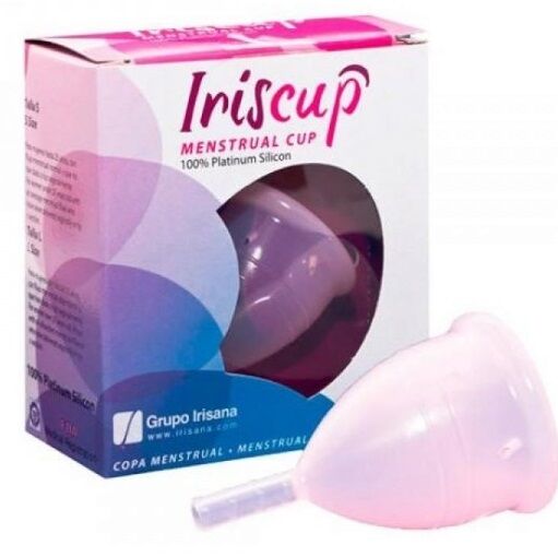 IRISCUP - LARGE PINK MONTH CUP + FREE STERILIZER BAG - Kink&Play