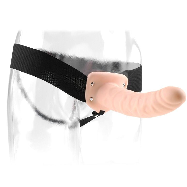 FETISH FANTASY SERIES - 19 CM HOLLOW STRAP-ON NATURAL - Kink&Play