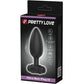PRETTY LOVE - VIBRA BUTT PLUG 2 ANAL PLUG 10 VIBRATIONS BLACK