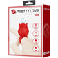 PRETTY LOVE - JAE ROSE SHAPED FINGER VIBRATOR 10 VIBRATIONS RED