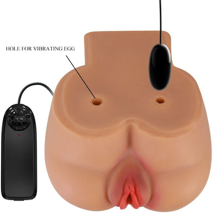 CRAZY BULL - KYLIE ASS VIBRATOR WITH REALISTIC VAGINA AND ANUS REMOTE CONTROL
