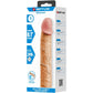 PRETTY LOVE - STEVENSON PENIS SLEEVE WITH 7.6 CM EXTENSION FLESH