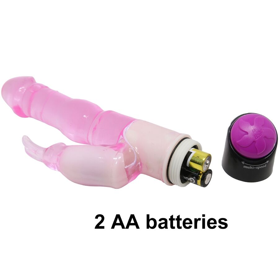 BAILE - WAVES OF PLEASURE FANTASYVIBRATOR MED RABBIT 23 CM