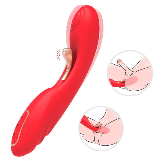 ARMONY - VIBRATOR MED OSCILLERANDE TUNGA RÖD