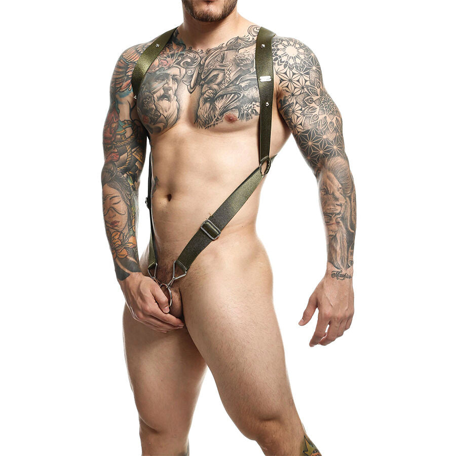 MOB – DNGEON CROSS BACK HARNESS GRÖN ONE SIZE