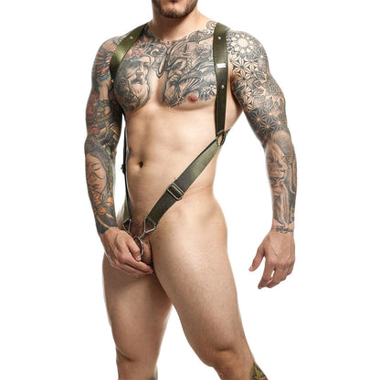 MOB – DNGEON CROSS BACK HARNESS GRÖN ONE SIZE