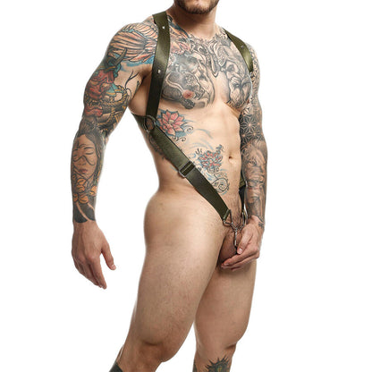 MOB – DNGEON CROSS BACK HARNESS GRÖN ONE SIZE