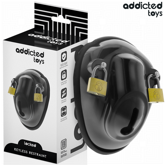 ADDICTED TOYS LÅST - NYCKELFRITT STRAFF PENISBUR 11,5 CM