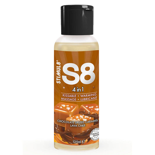 STIMUL8 - S8 4-I-1 DESSERTLUBRIKANT MED CHOKLAD OCH SALTKARAMELL 125 ML