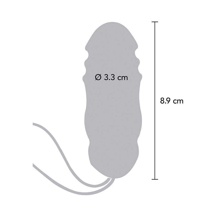 TOYJOY - HAPPINESS SUNN SIDE UP AND DOWN VIBRATOR FJÄRRKONTROLL FUCHSIA