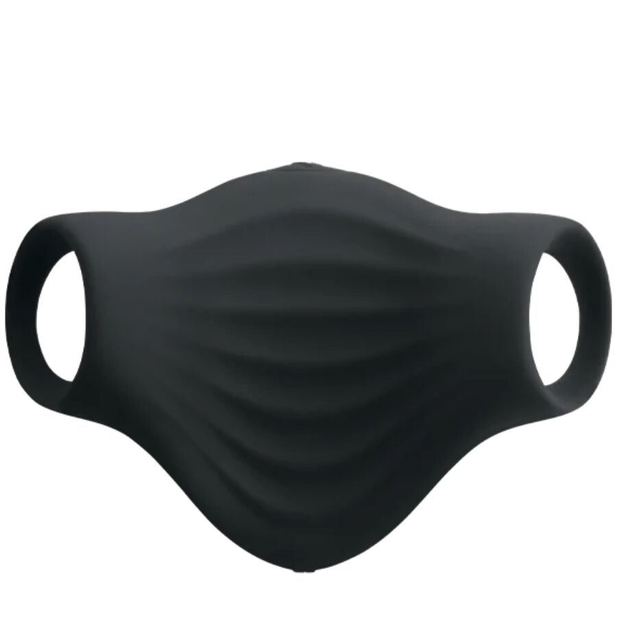 ROCKS- OFF - PALM BLACK FLEXIBLE VIBRATOR MASTURBATOR