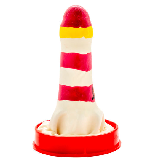 CONDOMERIE - HANDPAINTED NOVELTY CONDOMS LIGHTHOUSE