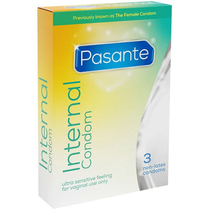 PASANTE - INTERN KONDOM ICKE-LATEX 3 ENHETER