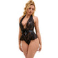 SUBBLIME - 930882 SEXY BODY WITH RUFFLES BLACK L/XL