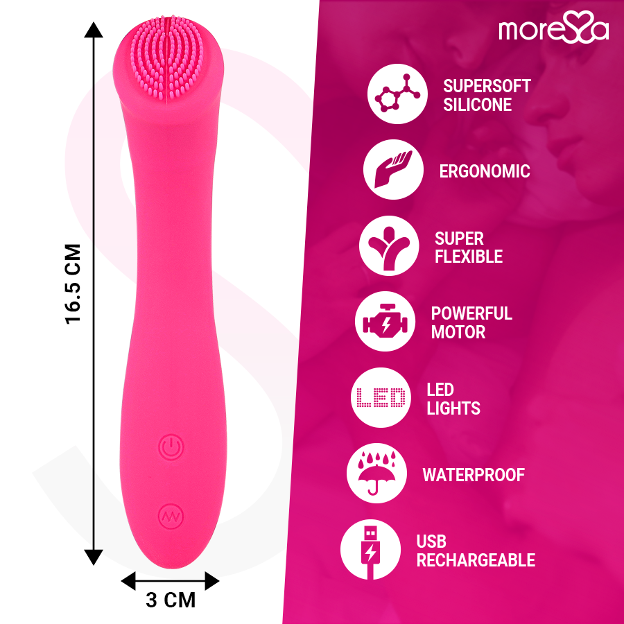 MORESSA - CELSO PREMIUM SILICONE RECHARGEABLE - Kink&Play