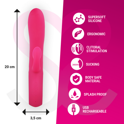 MORESSA - DUSTIN CLITORIAL STIMULATING WAVES AND POWERFUL VIBRATION PREMIUM SILICONE RECHARGEABLE - Kink&Play
