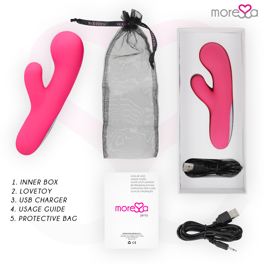 MORESSA - JERRY PREMIUM SILICONE RECHARGEABLE - Kink&Play