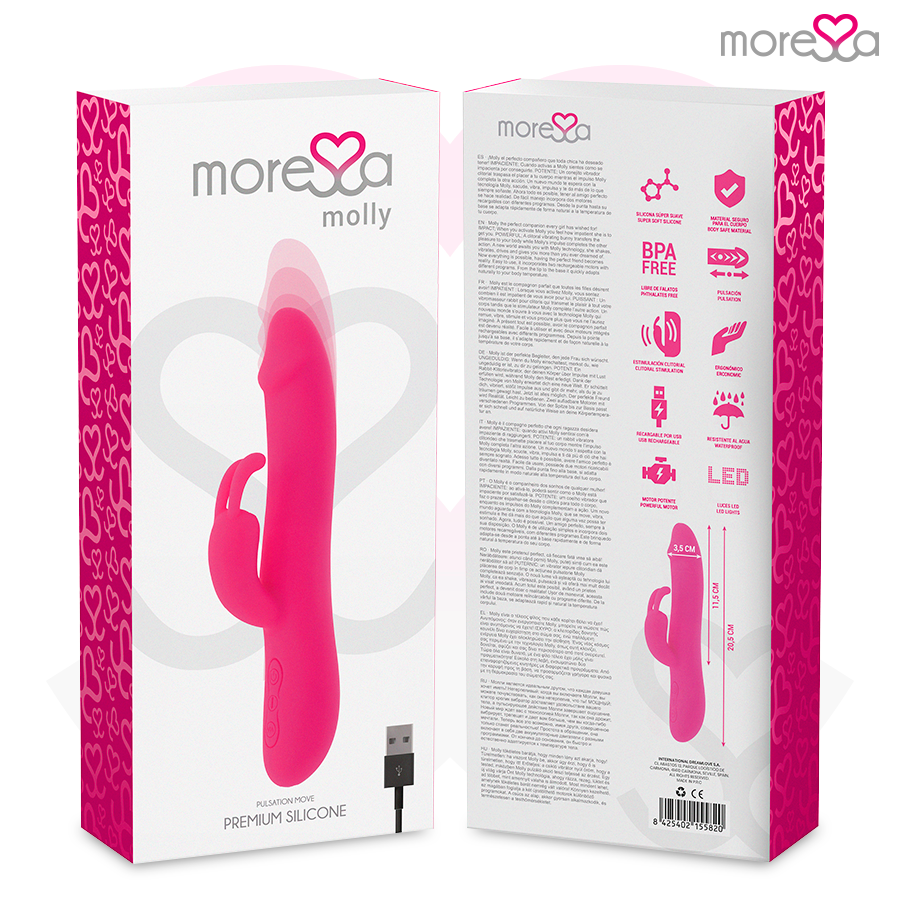 MORESSA - MOLLY PREMIUM SILICONE RECHARGEABLE - Kink&Play