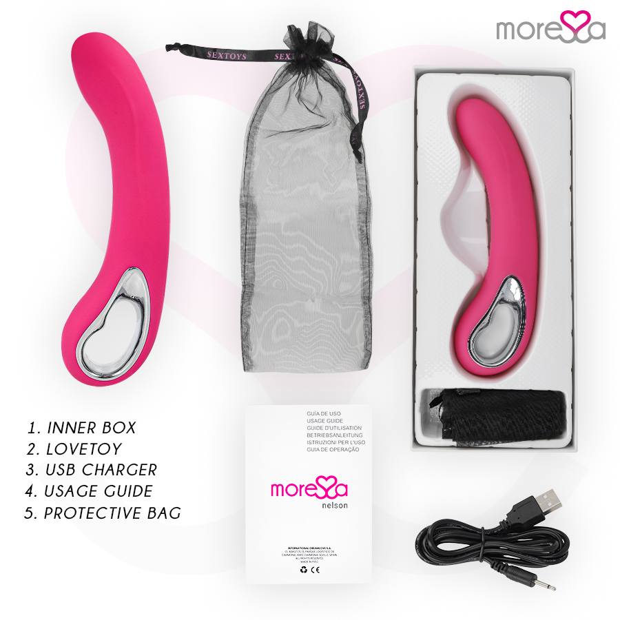 MORESSA - NELSON PREMIUM SILICONE RECHARGEABLE - Kink&Play