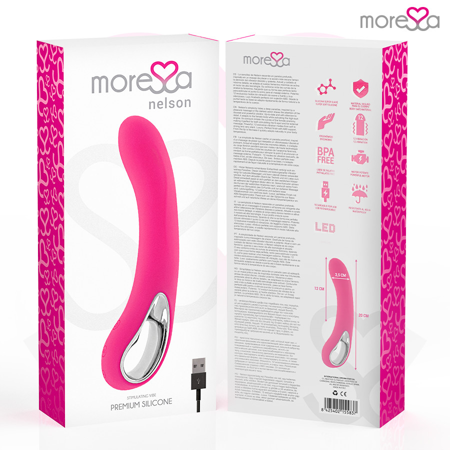 MORESSA - NELSON PREMIUM SILICONE RECHARGEABLE - Kink&Play