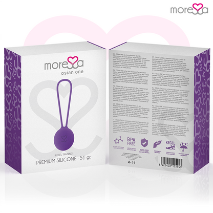 MORESSA - OSIAN ONE PREMIUM LILAC SILICONE - Kink&Play