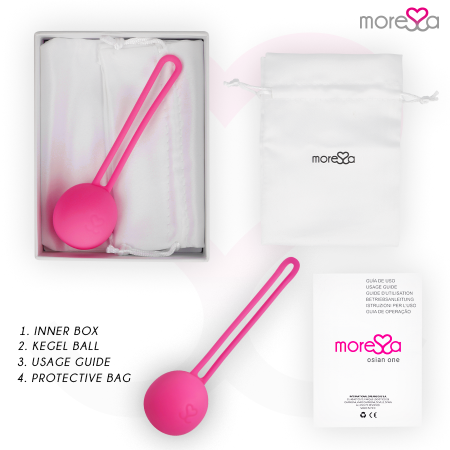 MORESSA - OSIAN ONE PREMIUM SILICONE PINK - Kink&Play