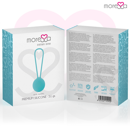 MORESSA - OSIAN ONE PREMIUM TURQUOISE SILICONE - Kink&Play