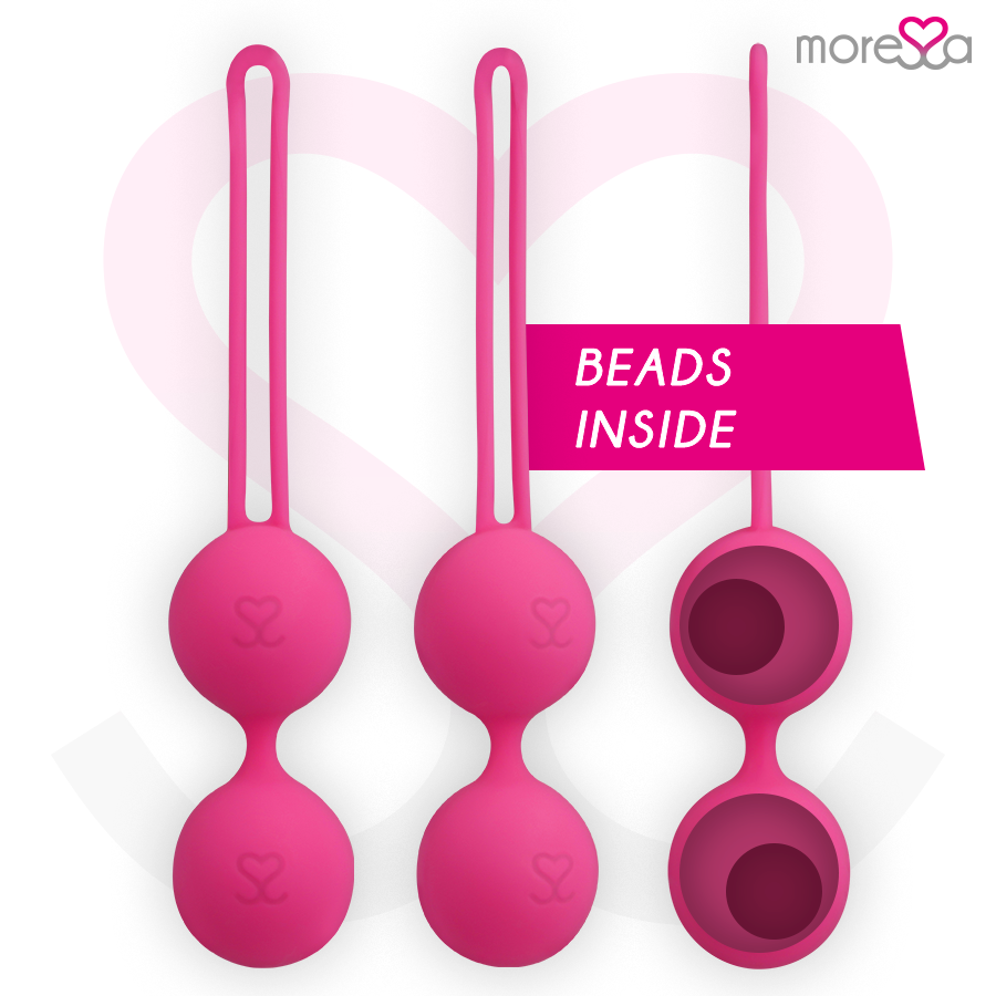 MORESSA - OSIAN THREE PREMIUM SILICONE PINK - Kink&Play