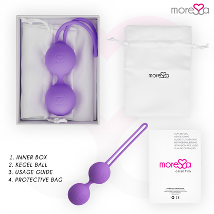 MORESSA - OSIAN TWO PREMIUM LILAC SILICONE - Kink&Play