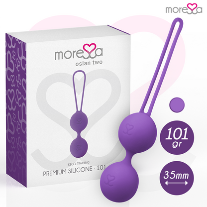 MORESSA - OSIAN TWO PREMIUM LILAC SILICONE - Kink&Play