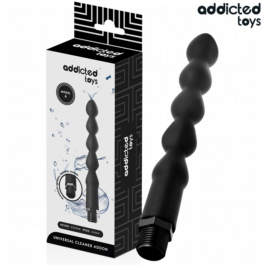 ADDICTED TOYS - ANALRENGÖRARE MED UNIVERSALADAPTER MODELL 6
