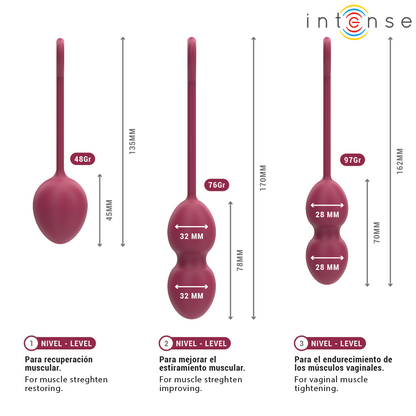 INTENSE - CHARLI KEGELKULOR KIT LILA