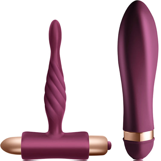 CLIMAXIMUM - DARE KIT TWISTED VIBRATOR + ANAPPLUGG NYBÖRJARE