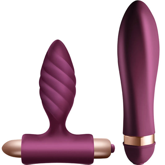 CLIMAXIMUM - DESIRE KIT TWISTED VIBRATOR + ANALPLUGG