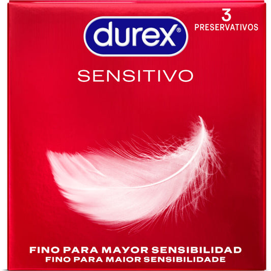 DUREX - SENSITIVE CONDOMS 3 UNITS - Kink&Play
