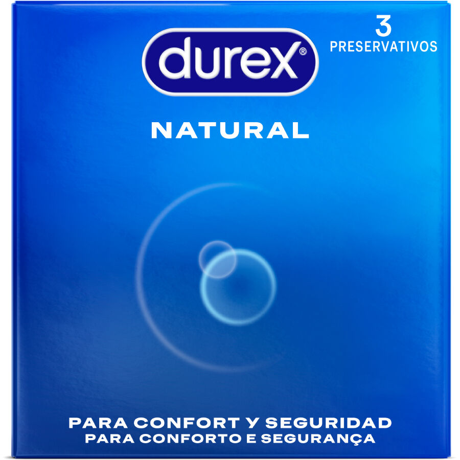 DUREX - NATURAL CONDOMS 3 UNITS - Kink&Play