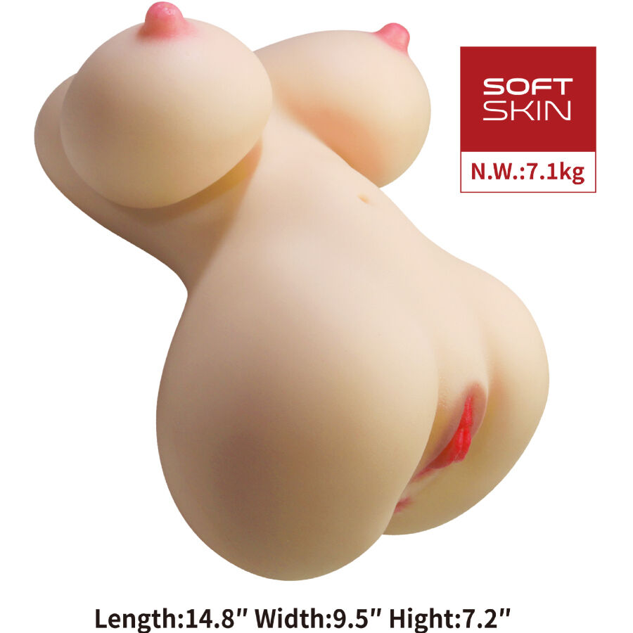 CRAZY BULL - FIONA REALISTIC FEMALE TORSO VAGINA AND ANAL 7.1 KG