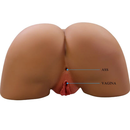 CRAZY BULL - SOPHIA REALISTIC FEMALE BUTT VIBRATOR AND SUCKER WITH SOUND 5.5 KG