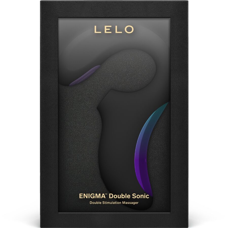 LELO - ENIGMA DOUBLE SONIC VIBRATOR POINT G SVART