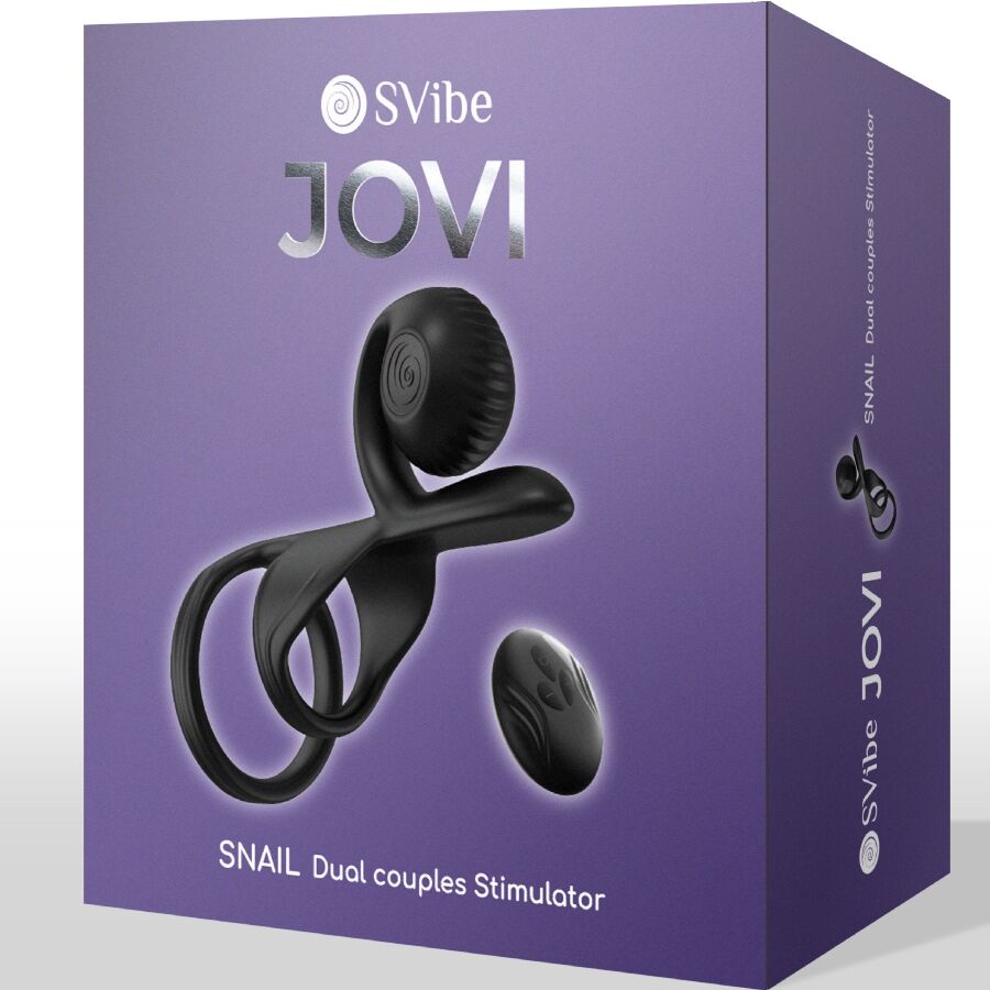 SNAIL VIBE - JOVI PARGIFTRING FJÄRRKONTROLL SVART