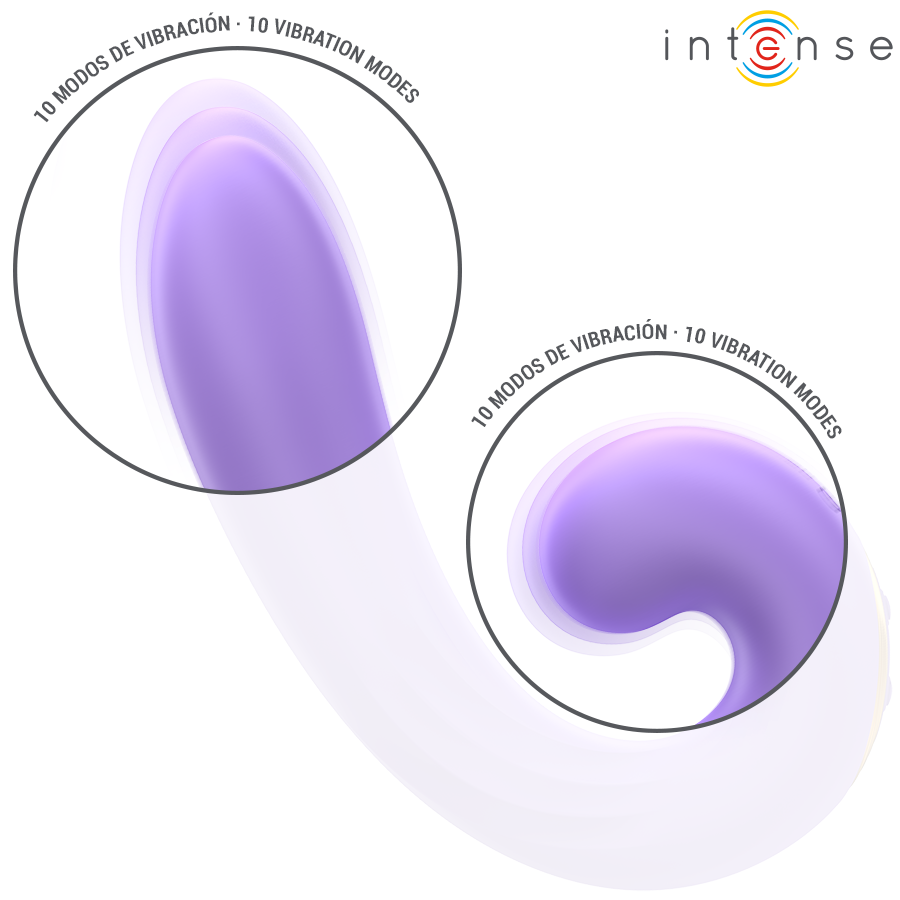 INTENSE - MERYL KLITORISSTIMULATOR MED DUBBEL VIBRATION