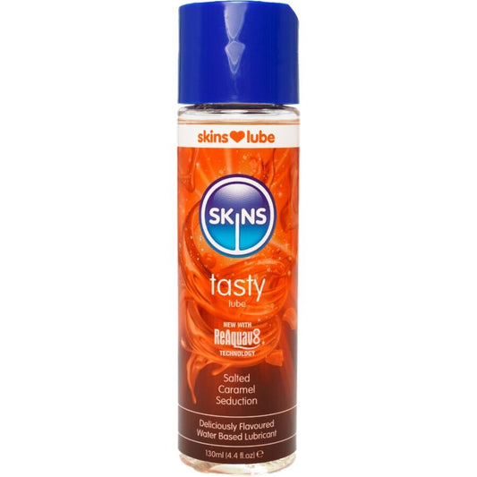 SKINS - VÄLSMÖRJANDE VATTENBASERAT GLIDMEDEL SALTED CARAMEL 130 ML