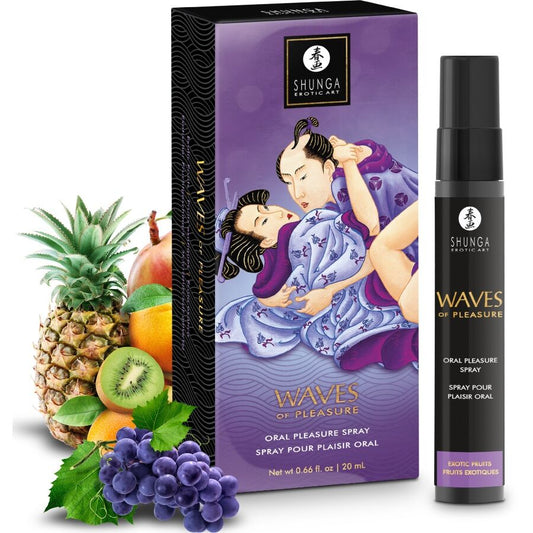 SHUNGA - WAVES PLEASURE SPRAY ORAL FÖRFÖRANDE EXOTISKA FRUKTER 20 ML