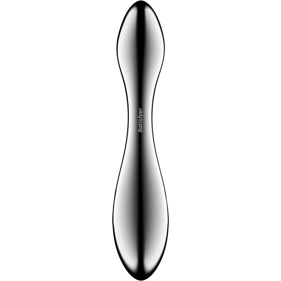 SATISFYER - PURE GRAVITY 3 DUBBELSIDIG DILDO I ROSTFRITT STÅL
