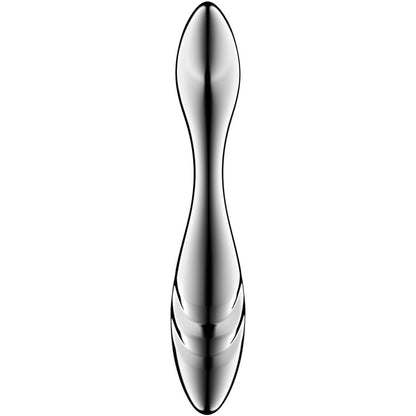 SATISFYER - PURE GRAVITY 3 DUBBELSIDIG DILDO I ROSTFRITT STÅL
