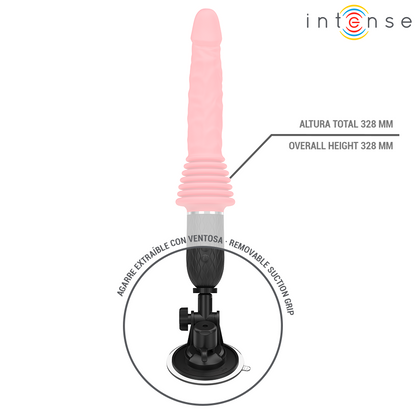 INTENS - CYNTHIA Fjärrstyrd stötande vibrator med värme