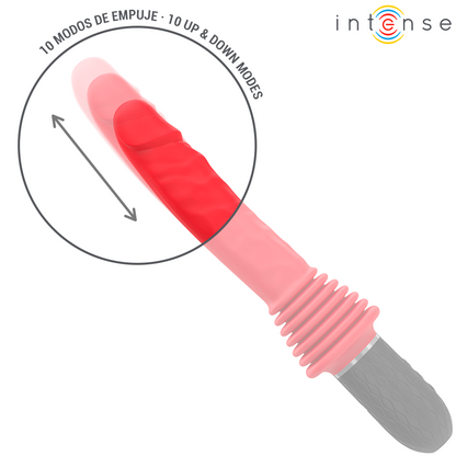 INTENS - CYNTHIA Fjärrstyrd stötande vibrator med värme